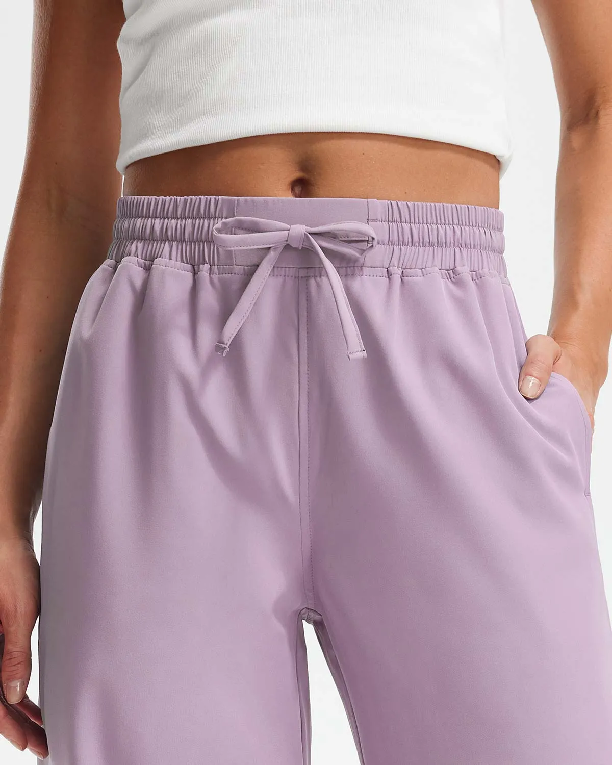 Libin Women's 29" High Waist Loose Casual  Wide Leg Pants