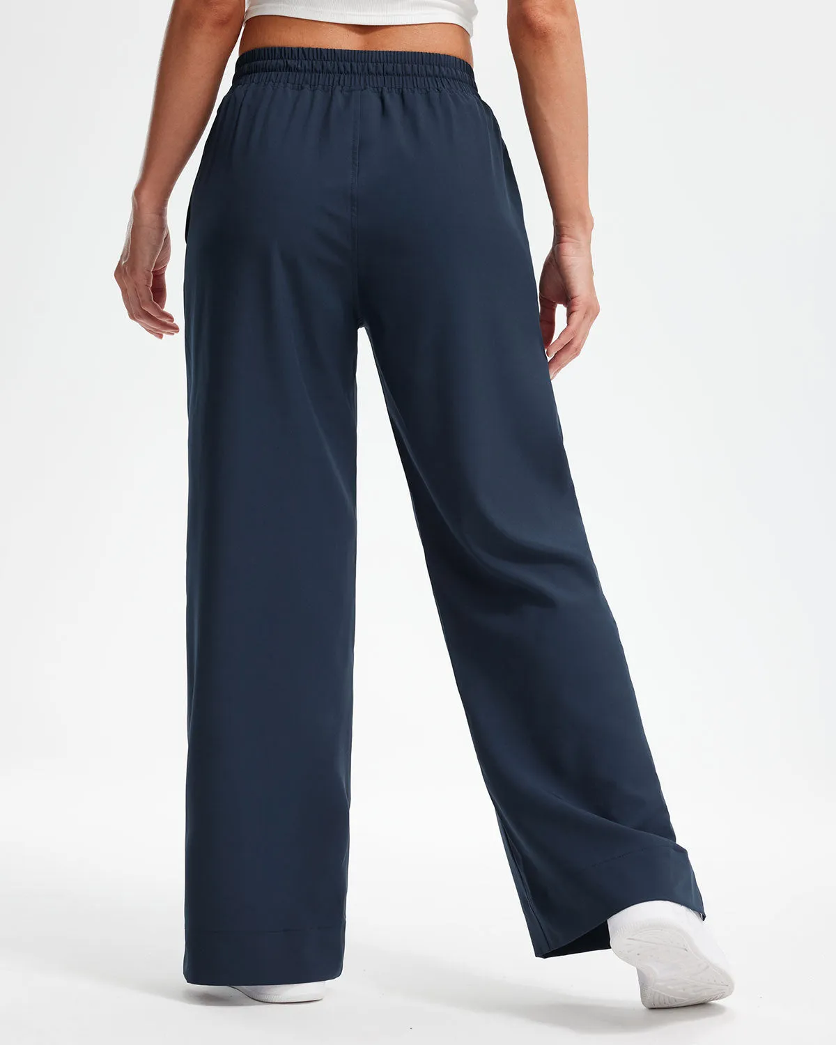 Libin Women's 29" High Waist Loose Casual  Wide Leg Pants
