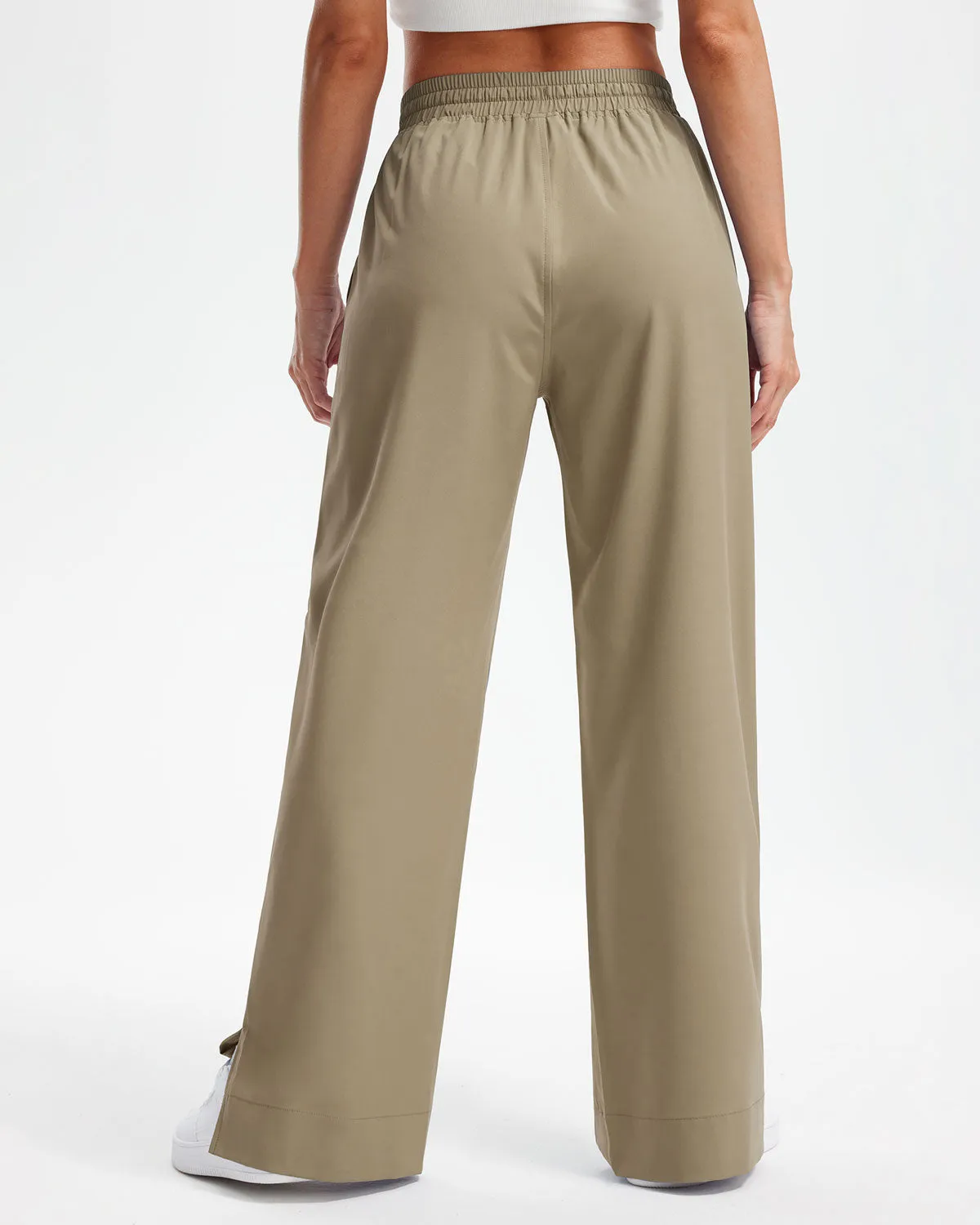 Libin Women's 29" High Waist Loose Casual  Wide Leg Pants