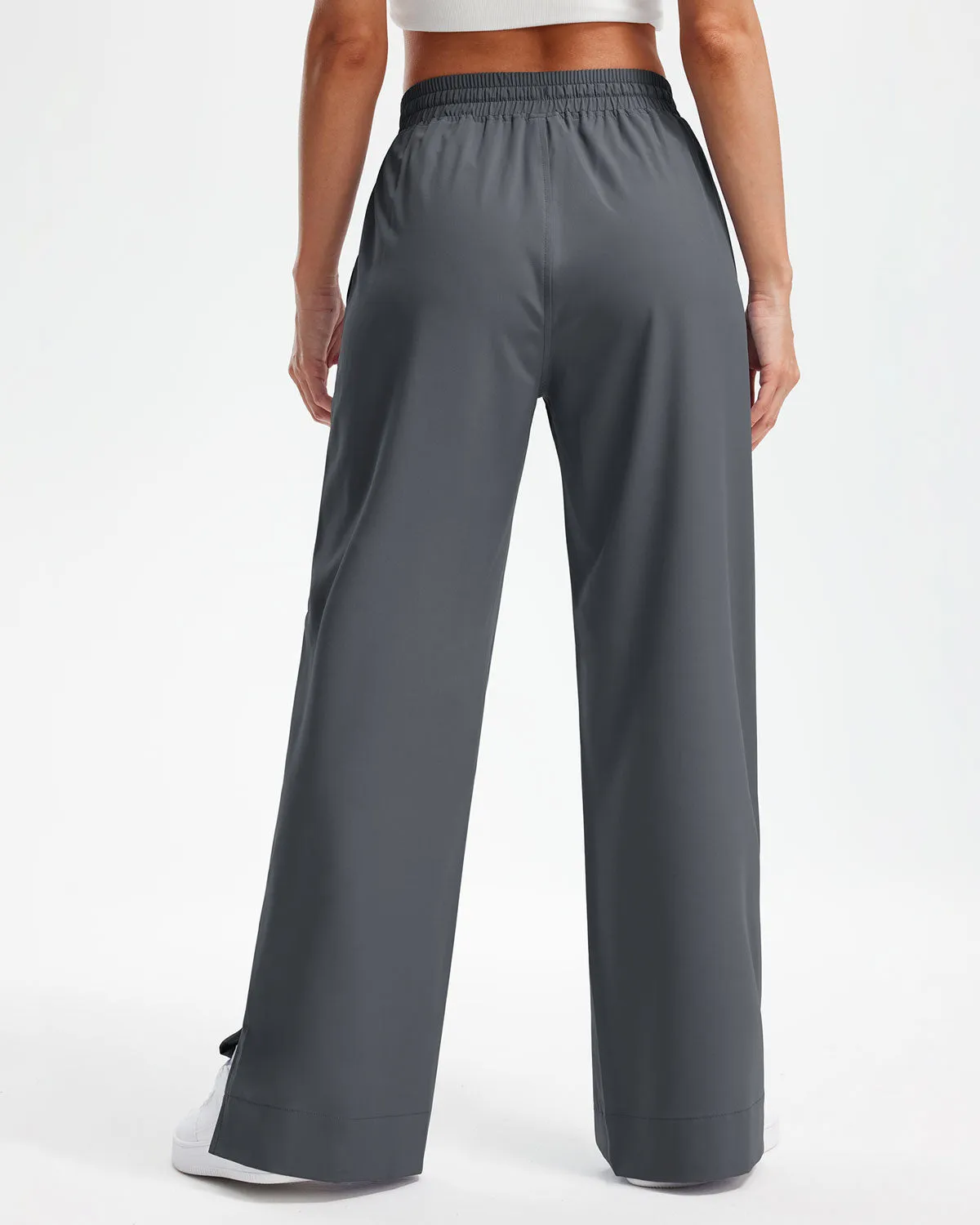 Libin Women's 29" High Waist Loose Casual  Wide Leg Pants