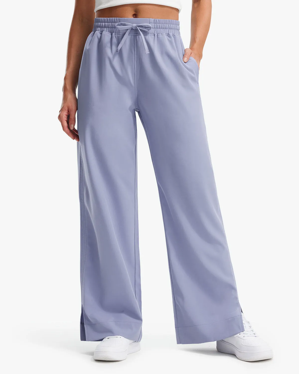 Libin Women's 29" High Waist Loose Casual  Wide Leg Pants