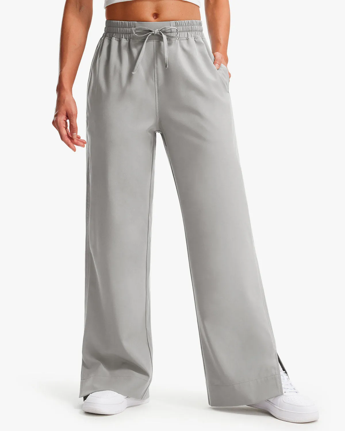 Libin Women's 29" High Waist Loose Casual  Wide Leg Pants