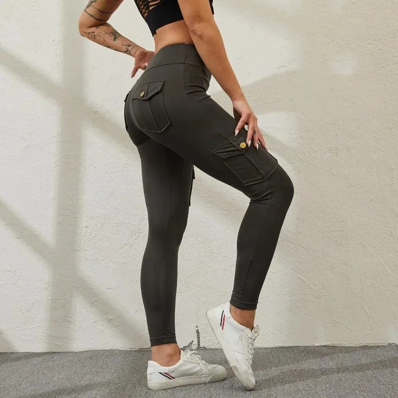 Lifting Sport Leggings Gym High Waist Fitness Tight Elastic Seamless Yoga Pant