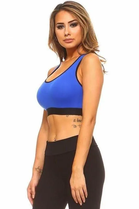 Loop Back Sports Bra