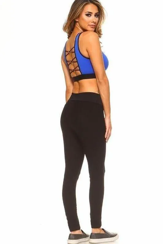 Loop Back Sports Bra