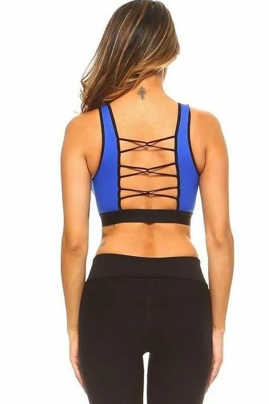 Loop Back Sports Bra