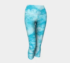 Marble Sky Yoga Capris