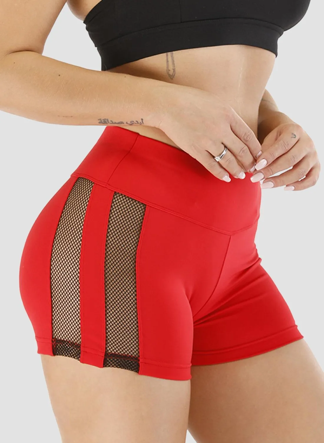 Mesh Stitching Breathable Shorts