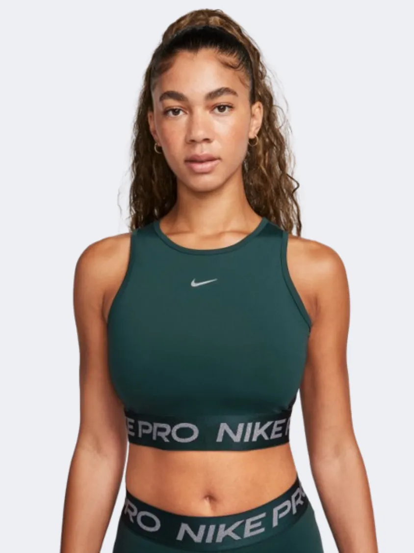 Nike Pro Women Training Tank Deep Jungle/Silver