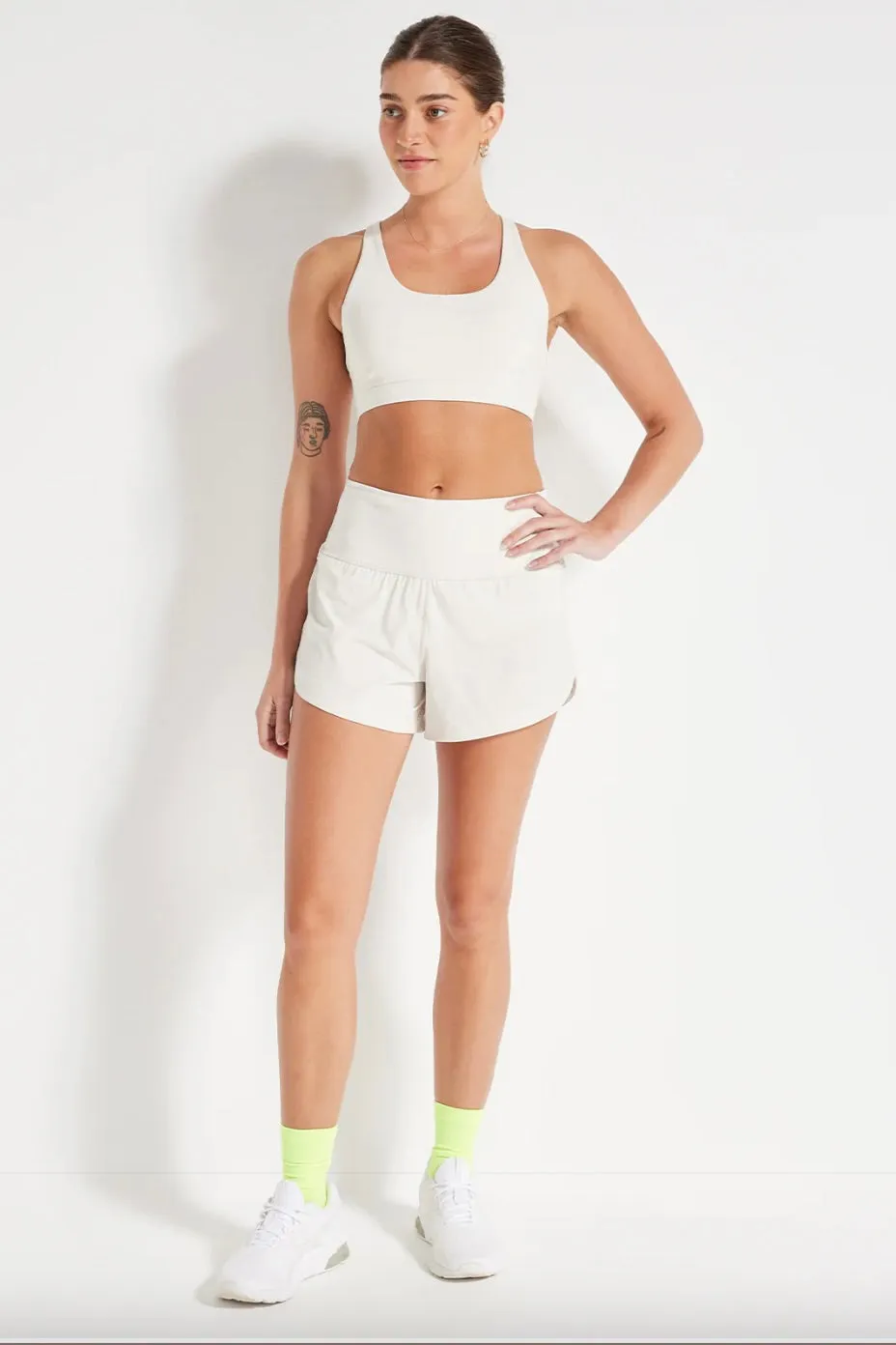 Nimble In Tempo Woven Short- Cloud