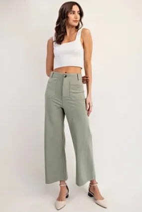 Patch POCKET STRAIGHT LEG PANTS