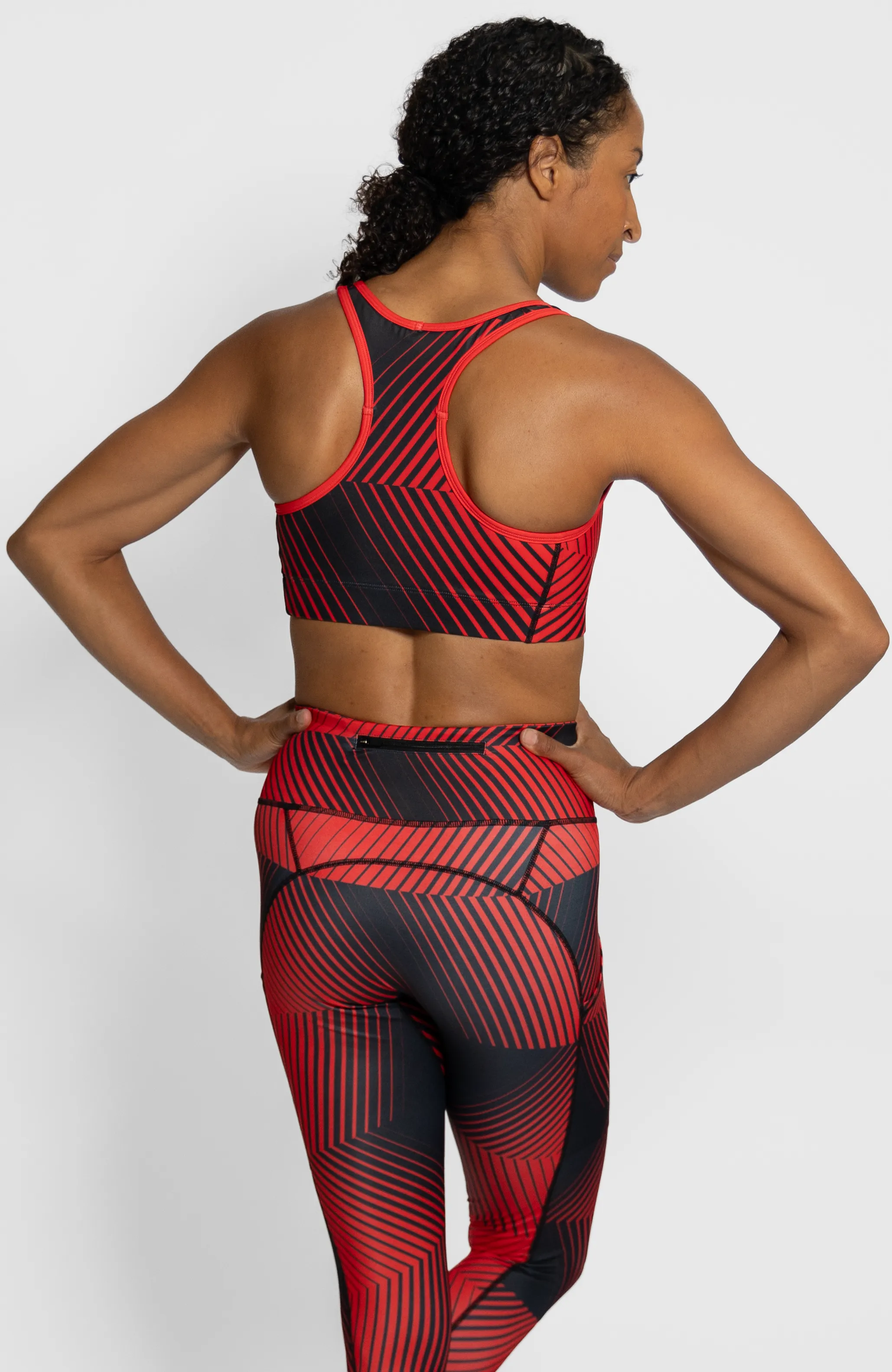 Pocket Sports Bra in Agate