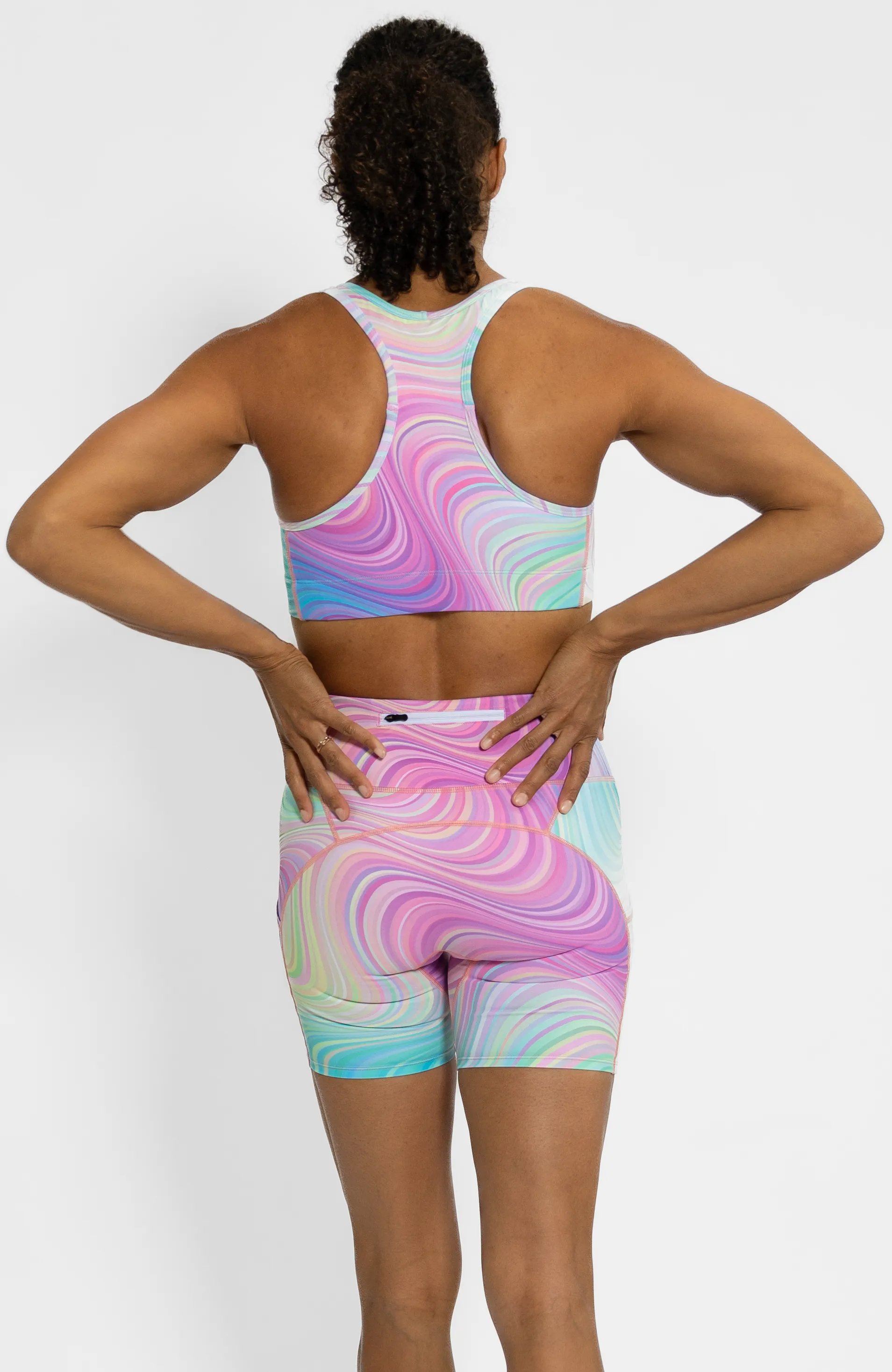 Pocket Sports Bra in Pura Vida