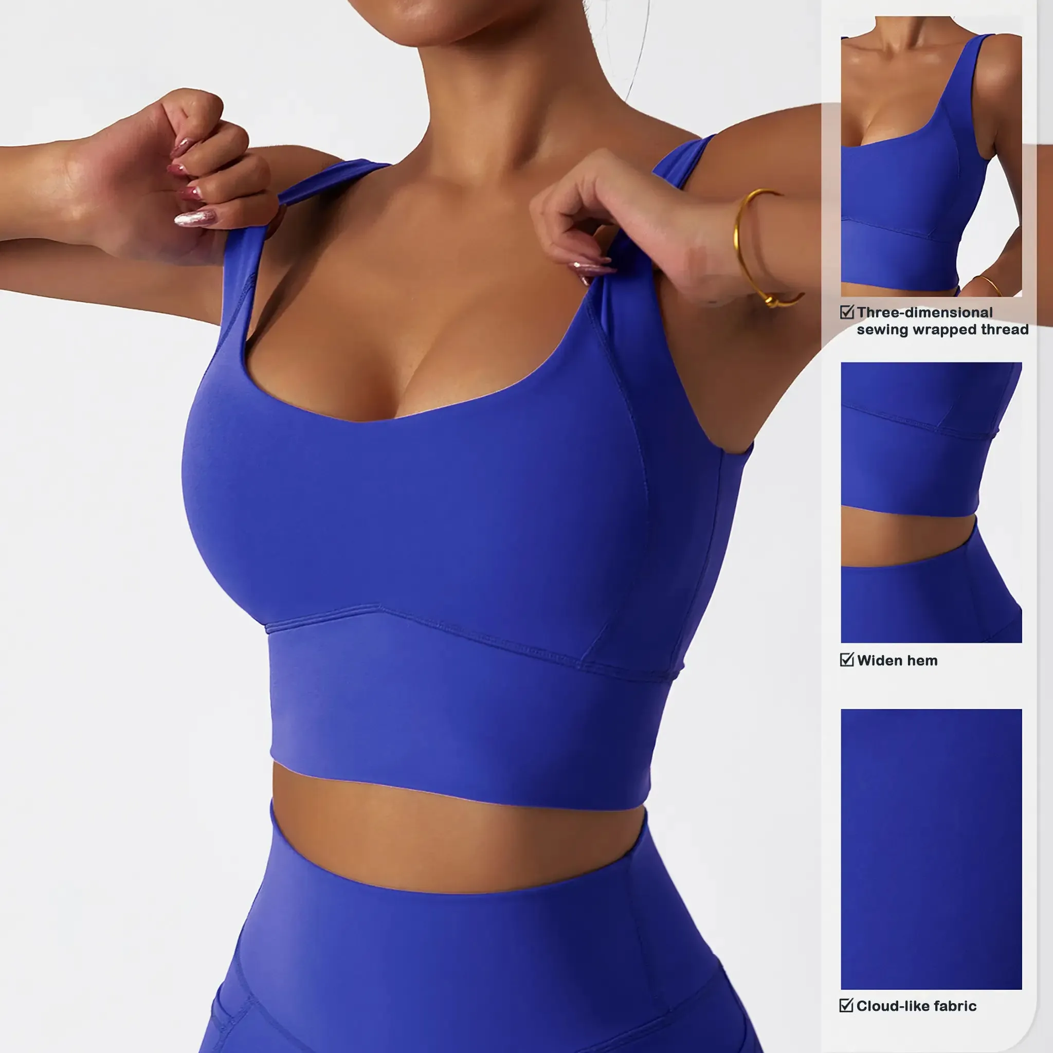 Quick-drying Push Up Shockproof Sports Bras