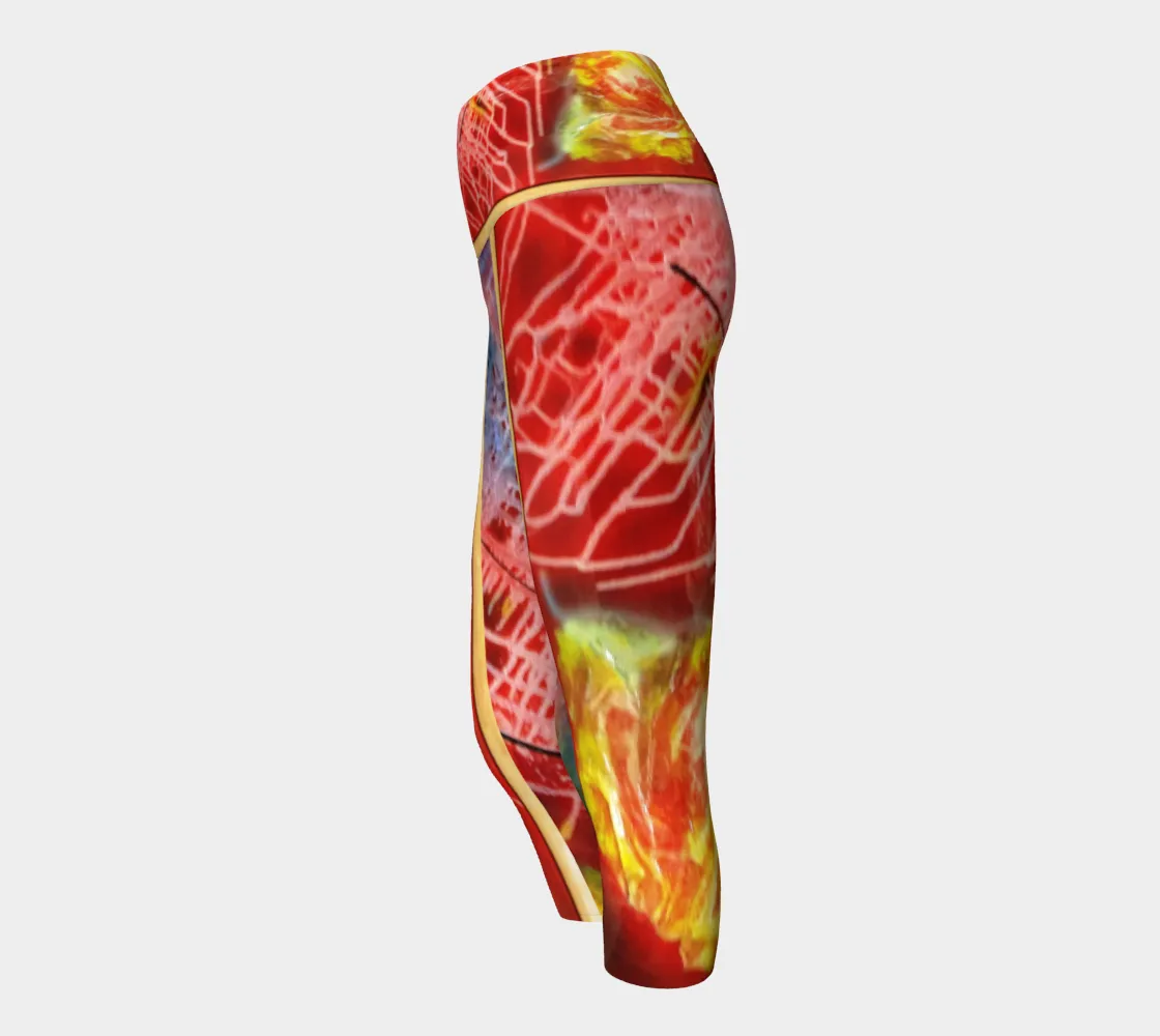 Red Hot Yoga Capris