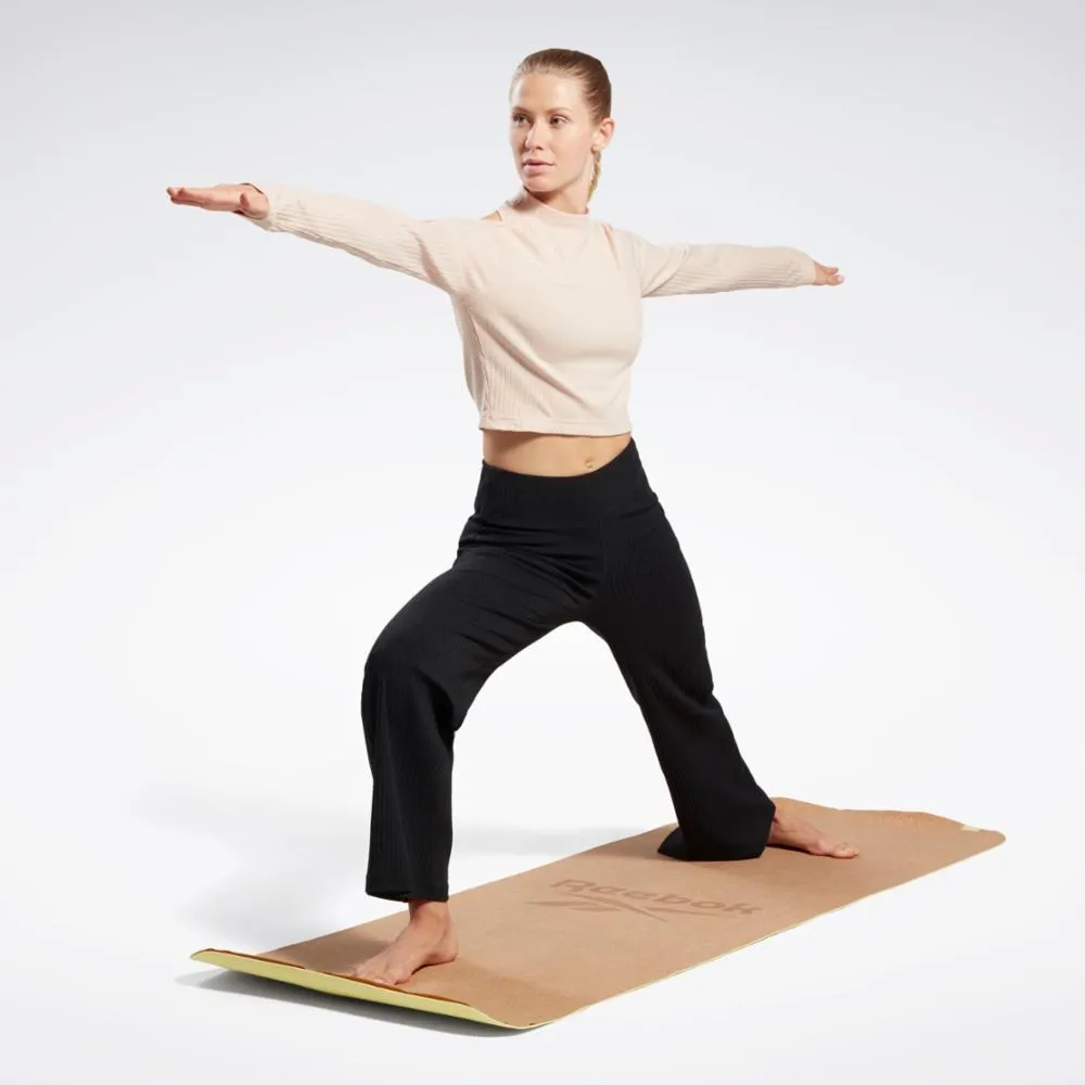 Reebok Apparel Women Yoga Cotton Rib Long-Sleeve Top SOFECR
