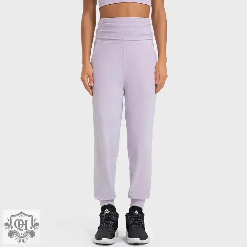 Ribbed High Waist Yoga Pants