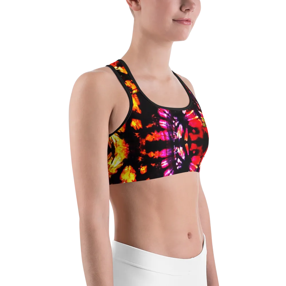ROYAL. |  Urban Resort | CONSCIOUS CULTURE Eye of Ra Fashion Sports Bra SPIRITUAL TYE DYE