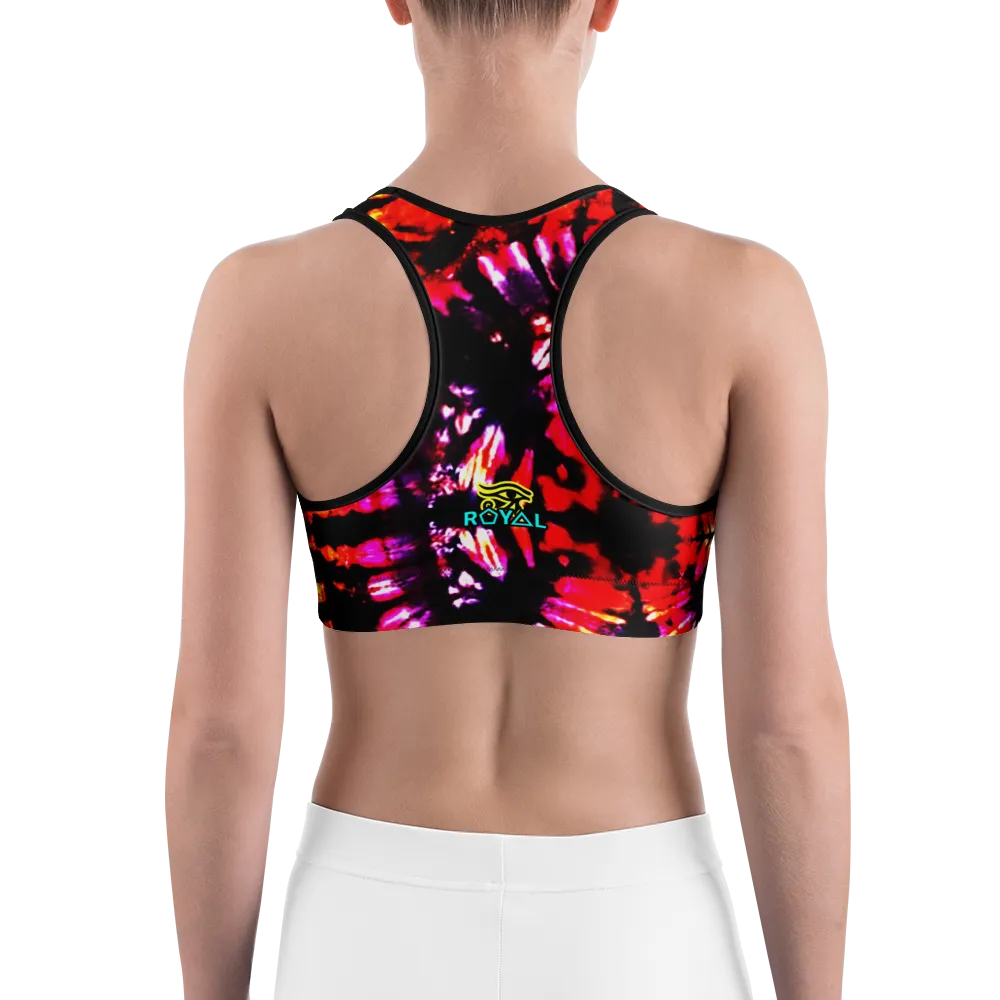 ROYAL. |  Urban Resort | CONSCIOUS CULTURE Eye of Ra Fashion Sports Bra SPIRITUAL TYE DYE