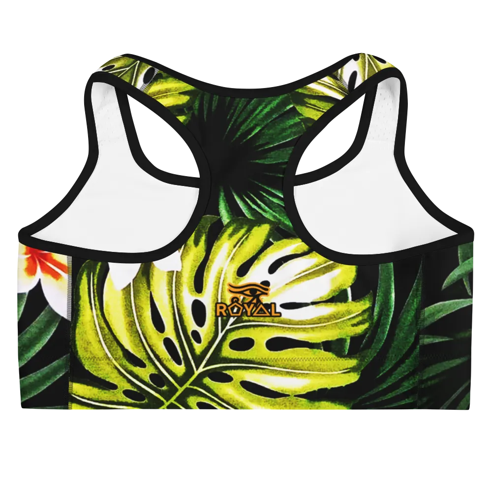 ROYAL. |  Urban Resort | CONSCIOUS CULTURE Eye of Ra Fashion Sports Bra TROPICALE DELIGHT 3