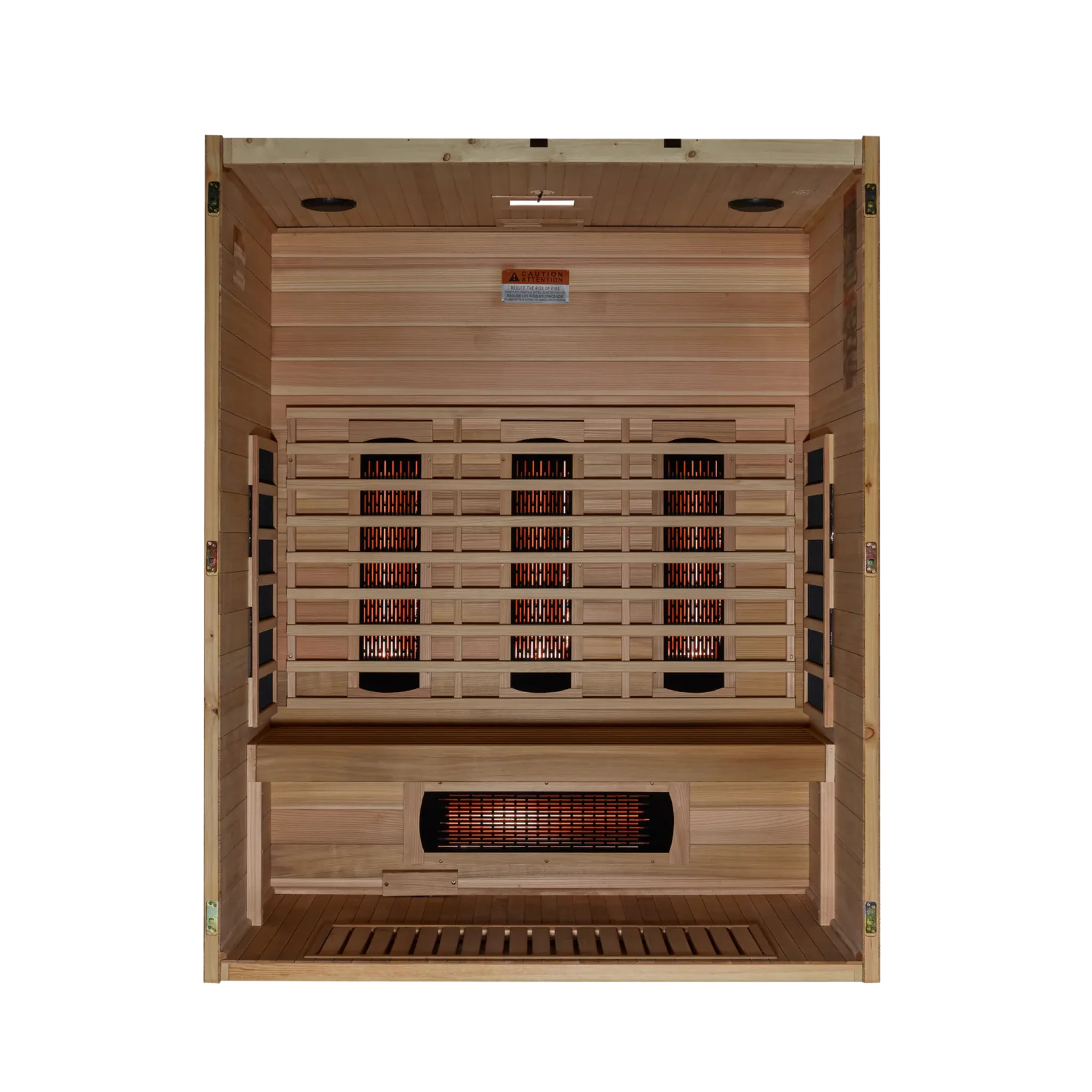 S-Series - CEDAR Near Zero EMF Infrared Sauna 3-Person