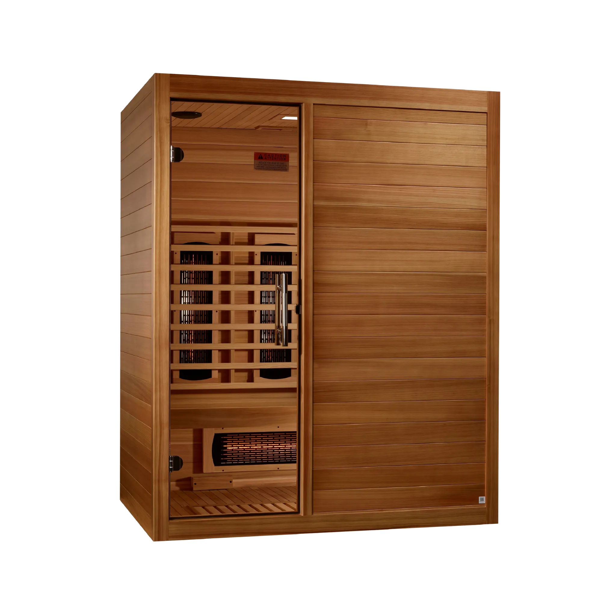 S-Series - CEDAR Near Zero EMF Infrared Sauna 3-Person