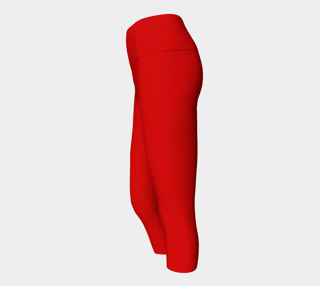 Scarlet Flame Yoga Capris