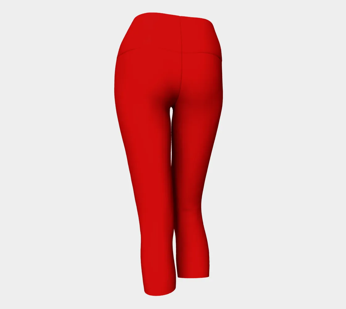 Scarlet Flame Yoga Capris