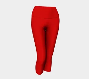 Scarlet Flame Yoga Capris