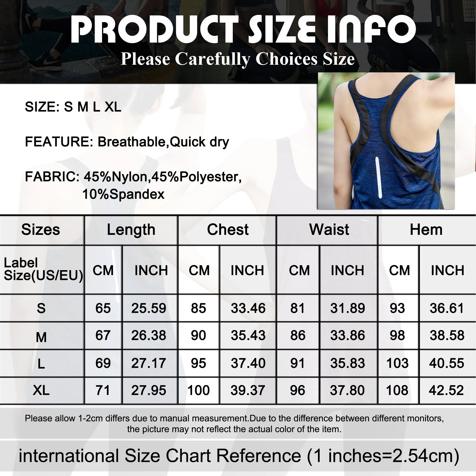 Sidiou Gruop Anniou Sleeveless Workout Tank Tops for Women Gym  Breathable Running Tops Sun Protection Yoga Sport Vest