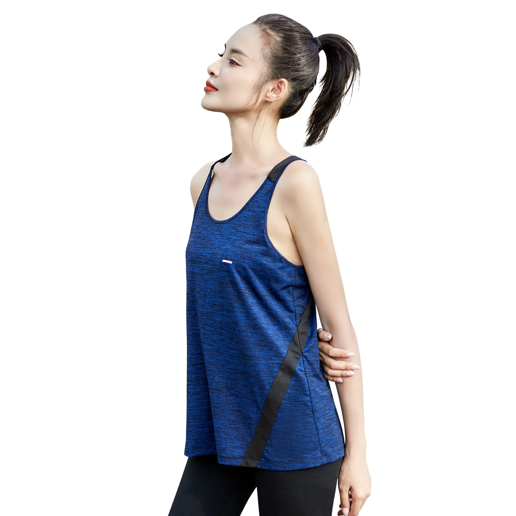 Sidiou Gruop Anniou Sleeveless Workout Tank Tops for Women Gym  Breathable Running Tops Sun Protection Yoga Sport Vest