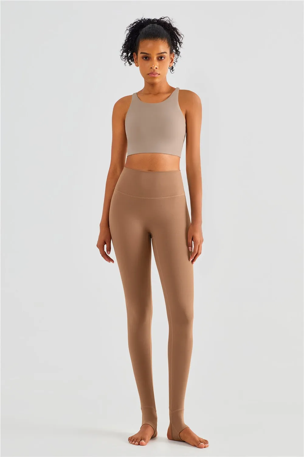 Soft Marshmallow Strappy Sports Bra