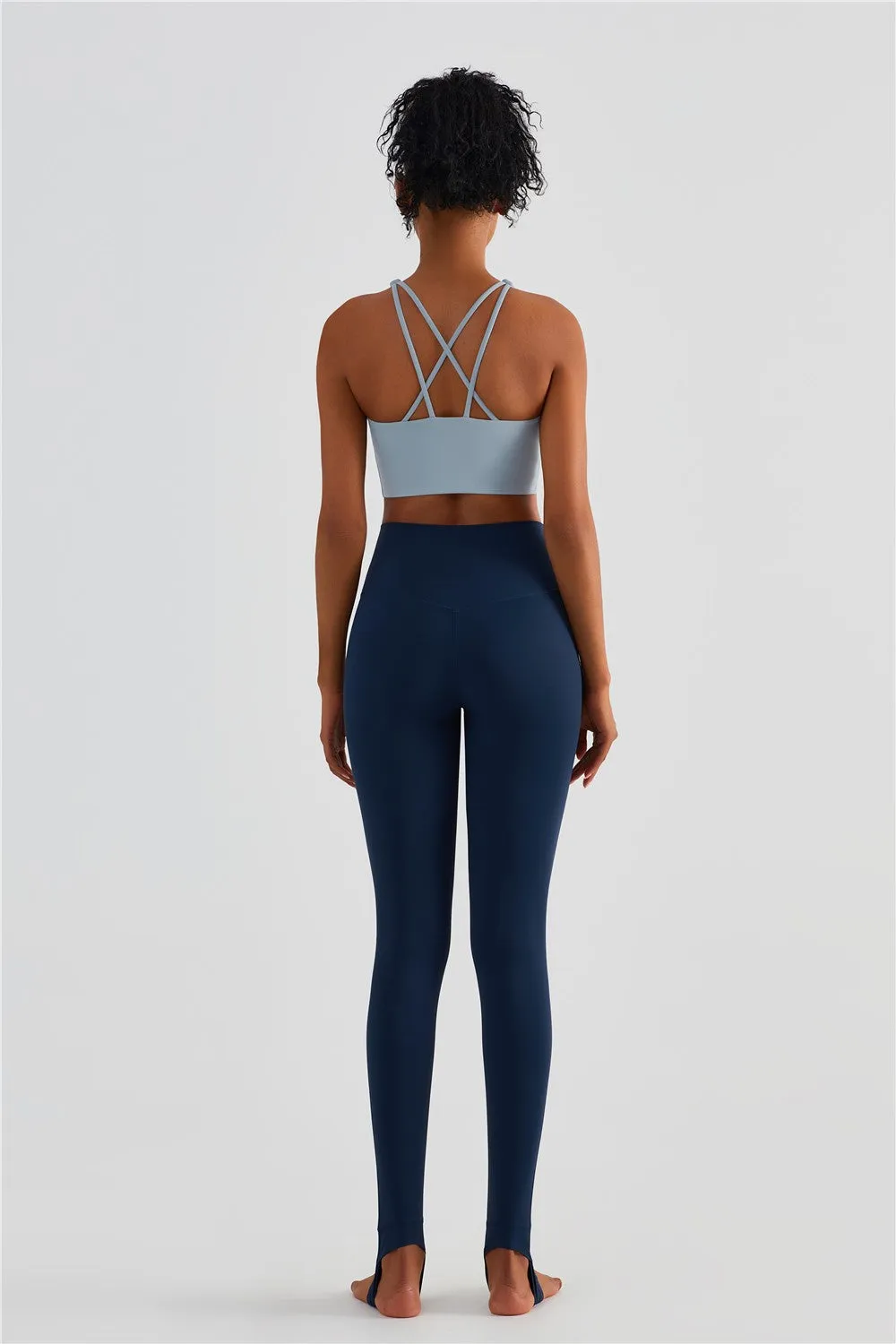 Soft Marshmallow Strappy Sports Bra