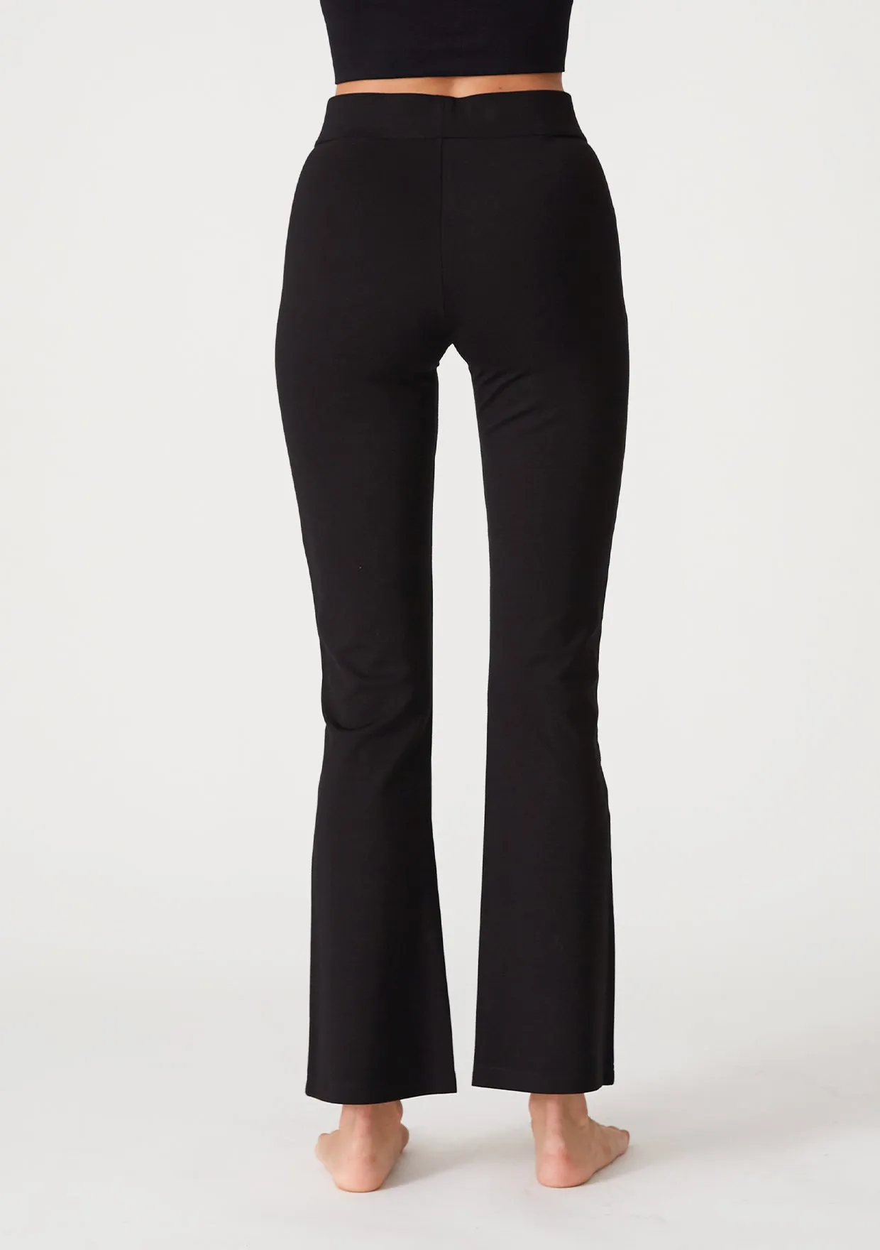Solid Ponte Flared Legging