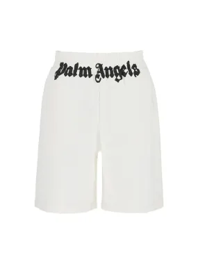 Sporty Logo Print Shorts