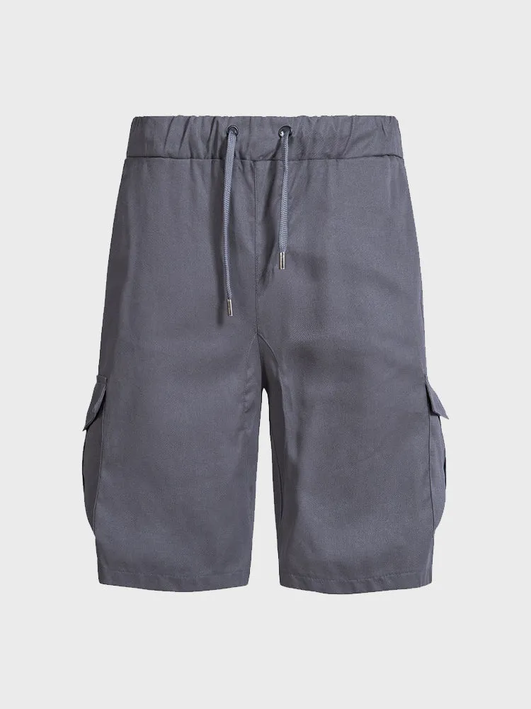 Sporty Multi-Pocket Work Shorts