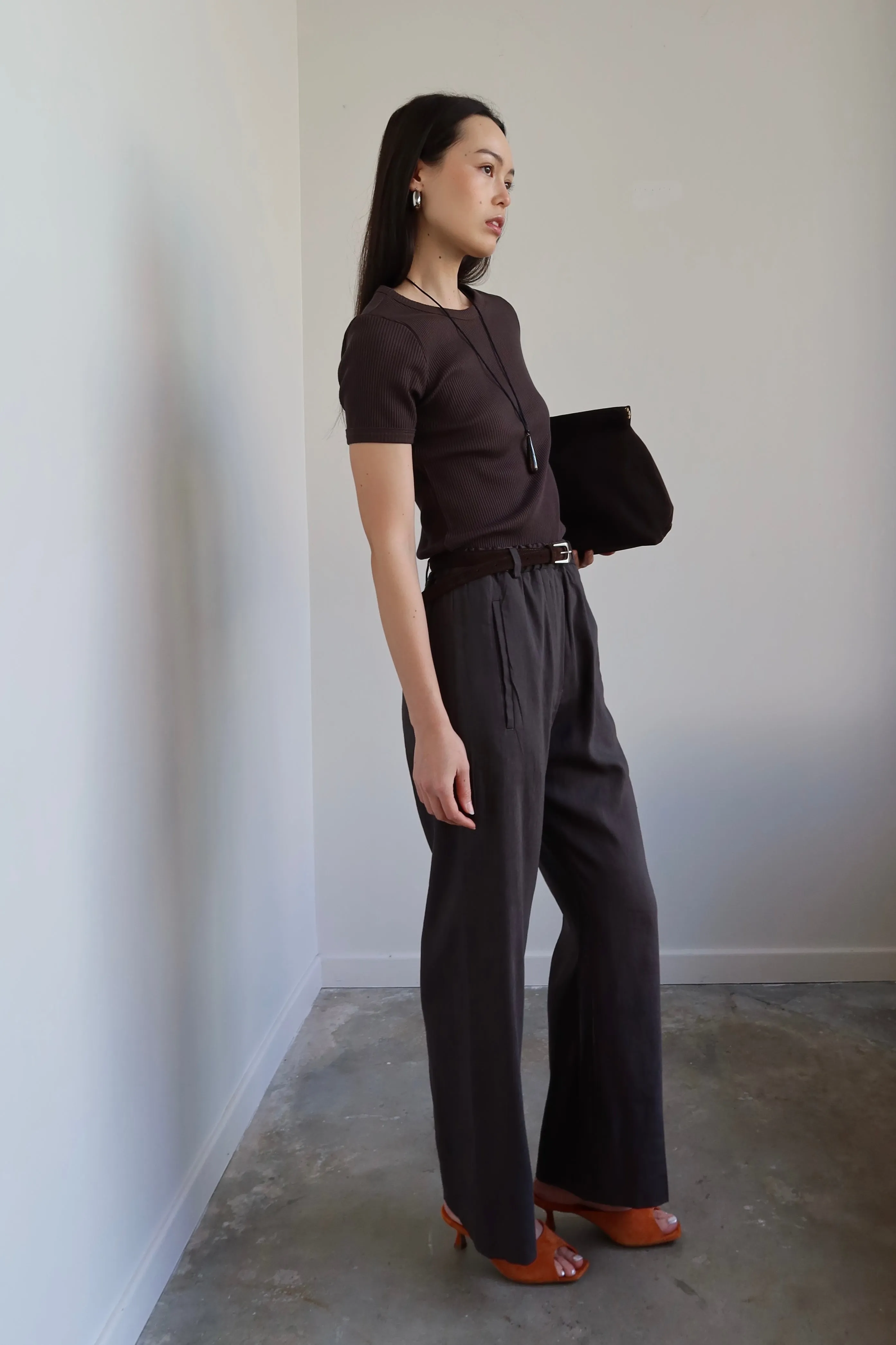 Stormo Ebony Wide Leg Tailored Pants