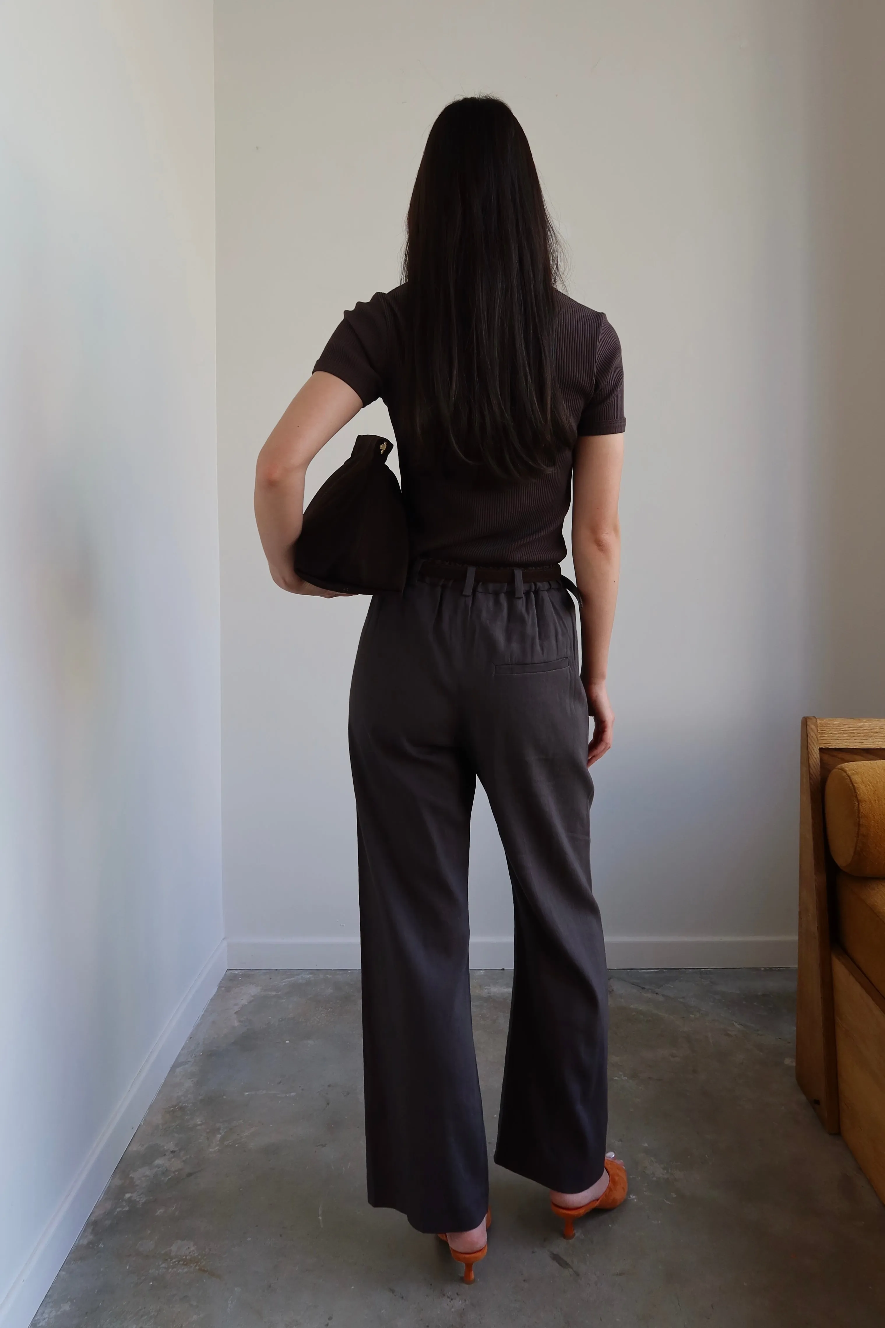 Stormo Ebony Wide Leg Tailored Pants