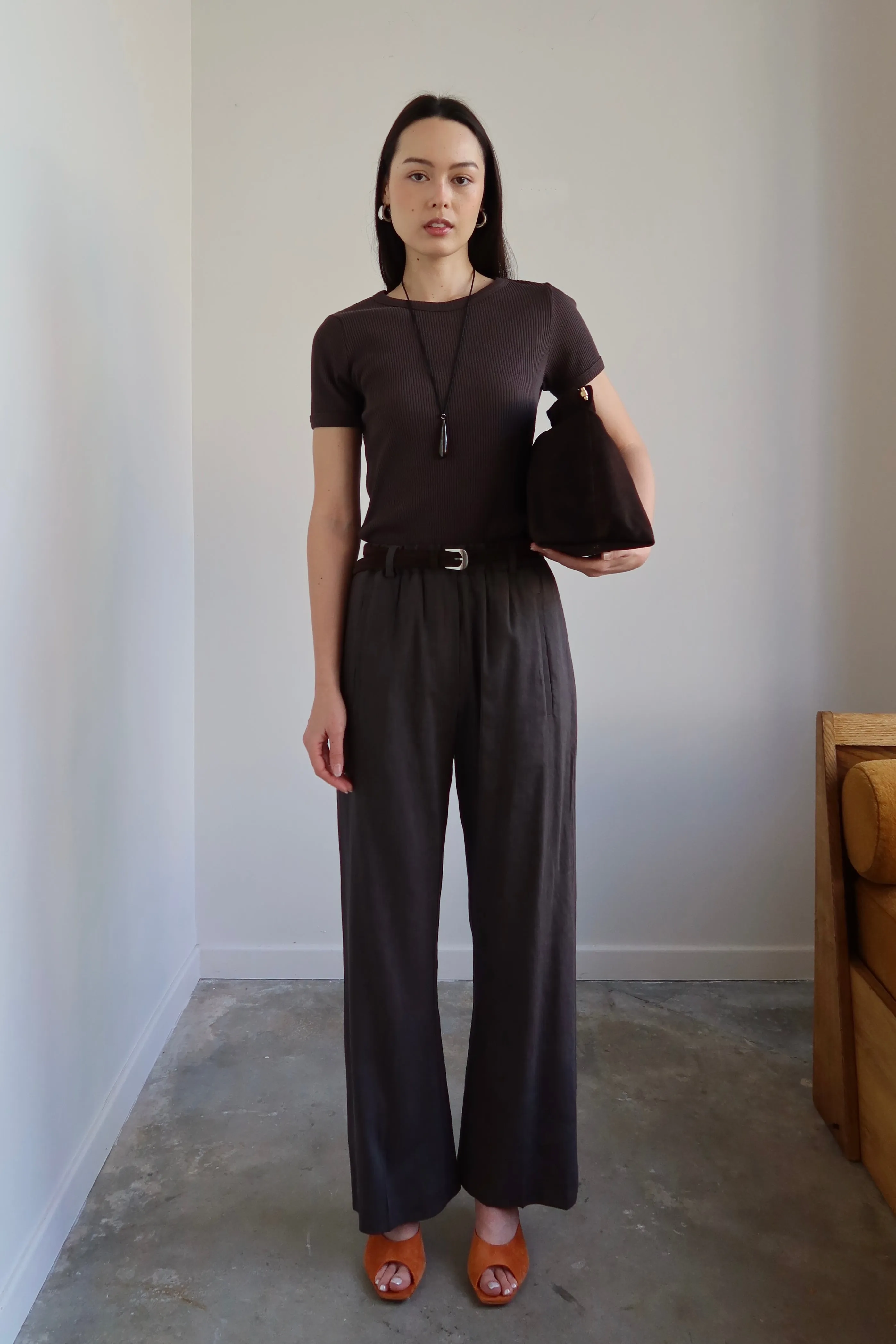 Stormo Ebony Wide Leg Tailored Pants