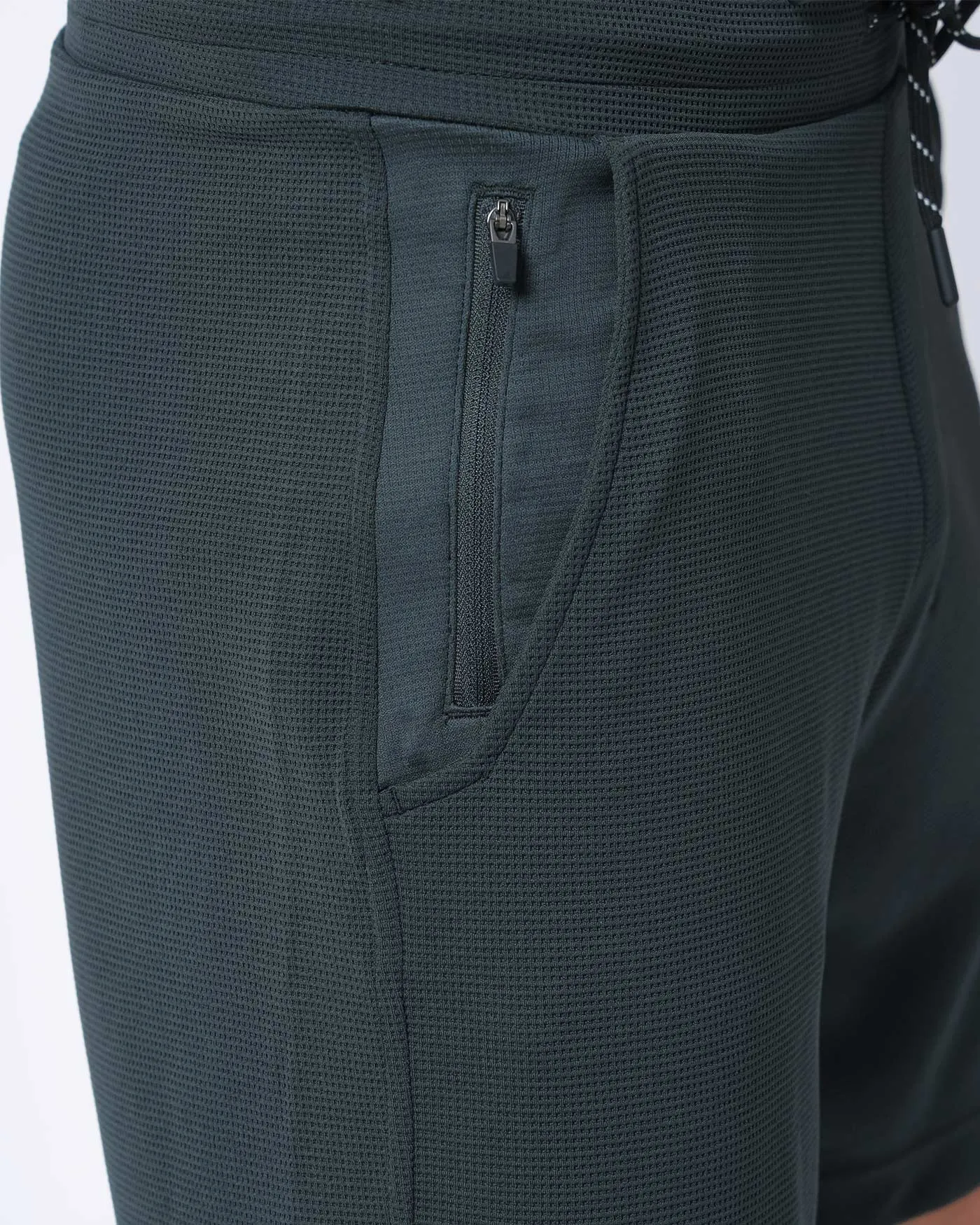 SuperVent Training Shorts with Towel Holder Forest-Black
