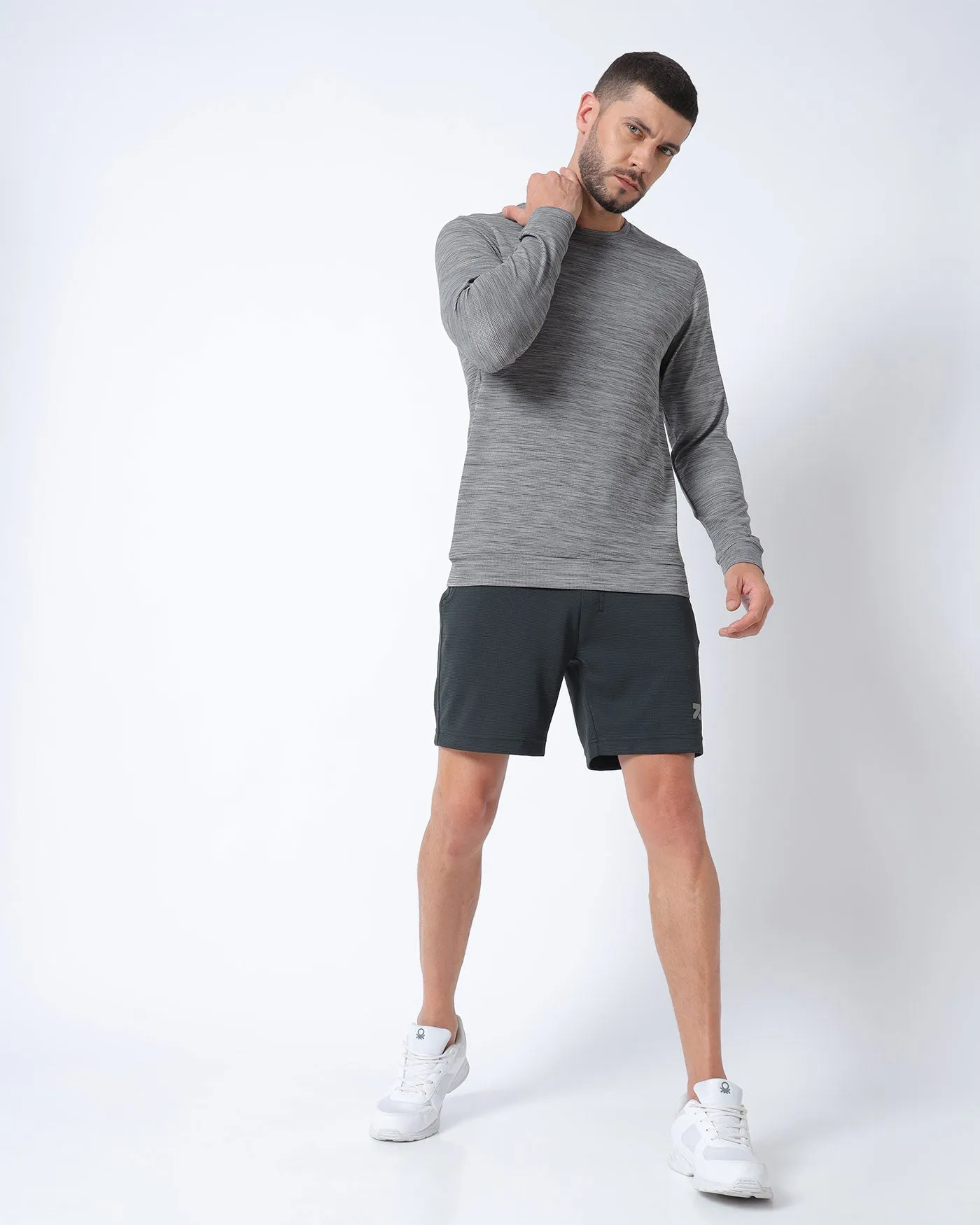 SuperVent Training Shorts with Towel Holder Forest-Black