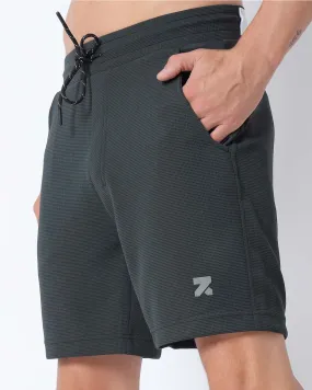 SuperVent Training Shorts with Towel Holder Forest-Black