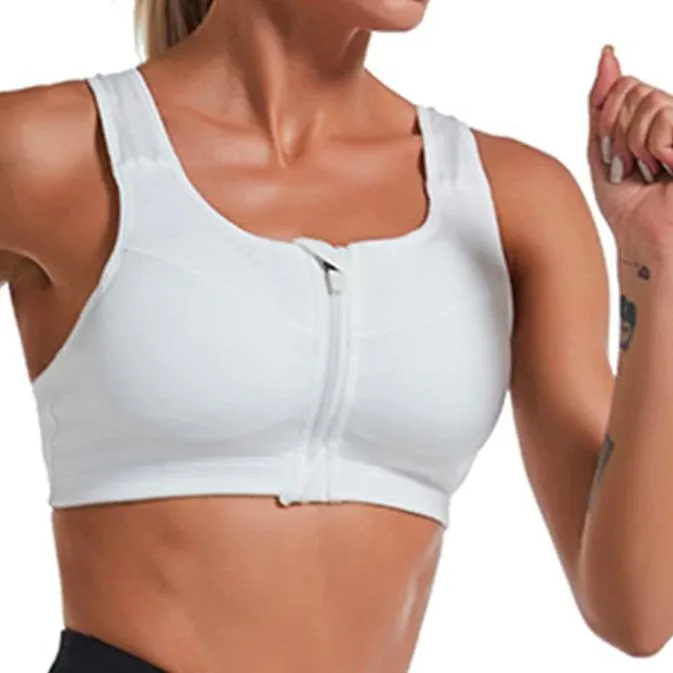 The Perfect Yoga Sports Bra (White)