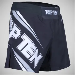 Top Ten Fight Team MMA Shorts Black