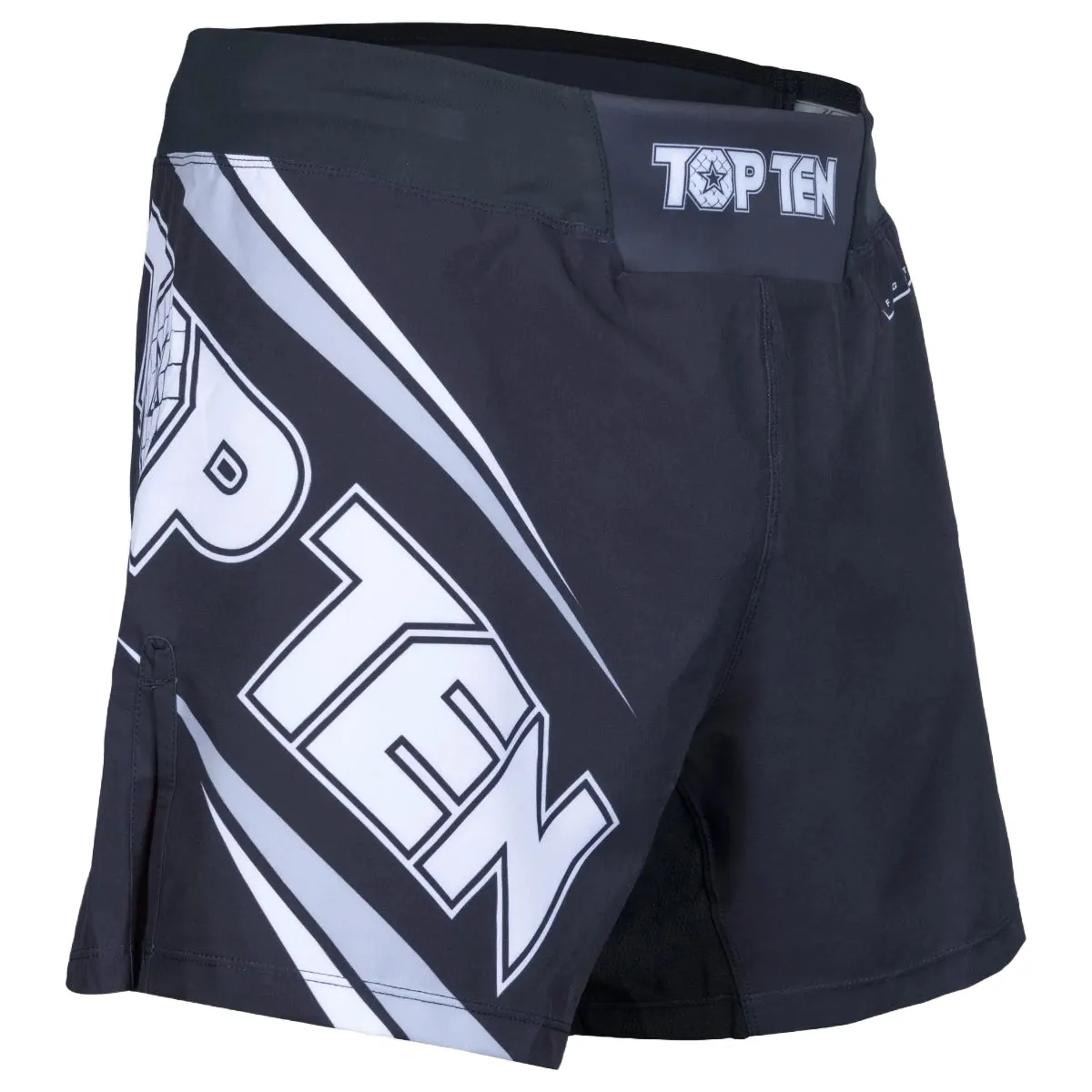 Top Ten Fight Team MMA Shorts Black