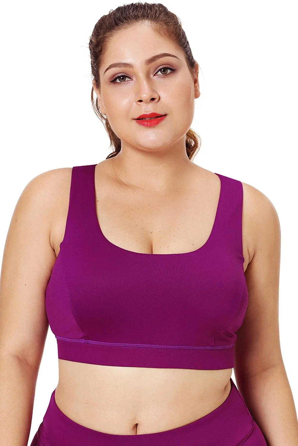 U-Shaped Sport Bra Plus Size