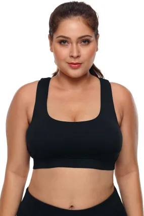 U-Shaped Sport Bra Plus Size