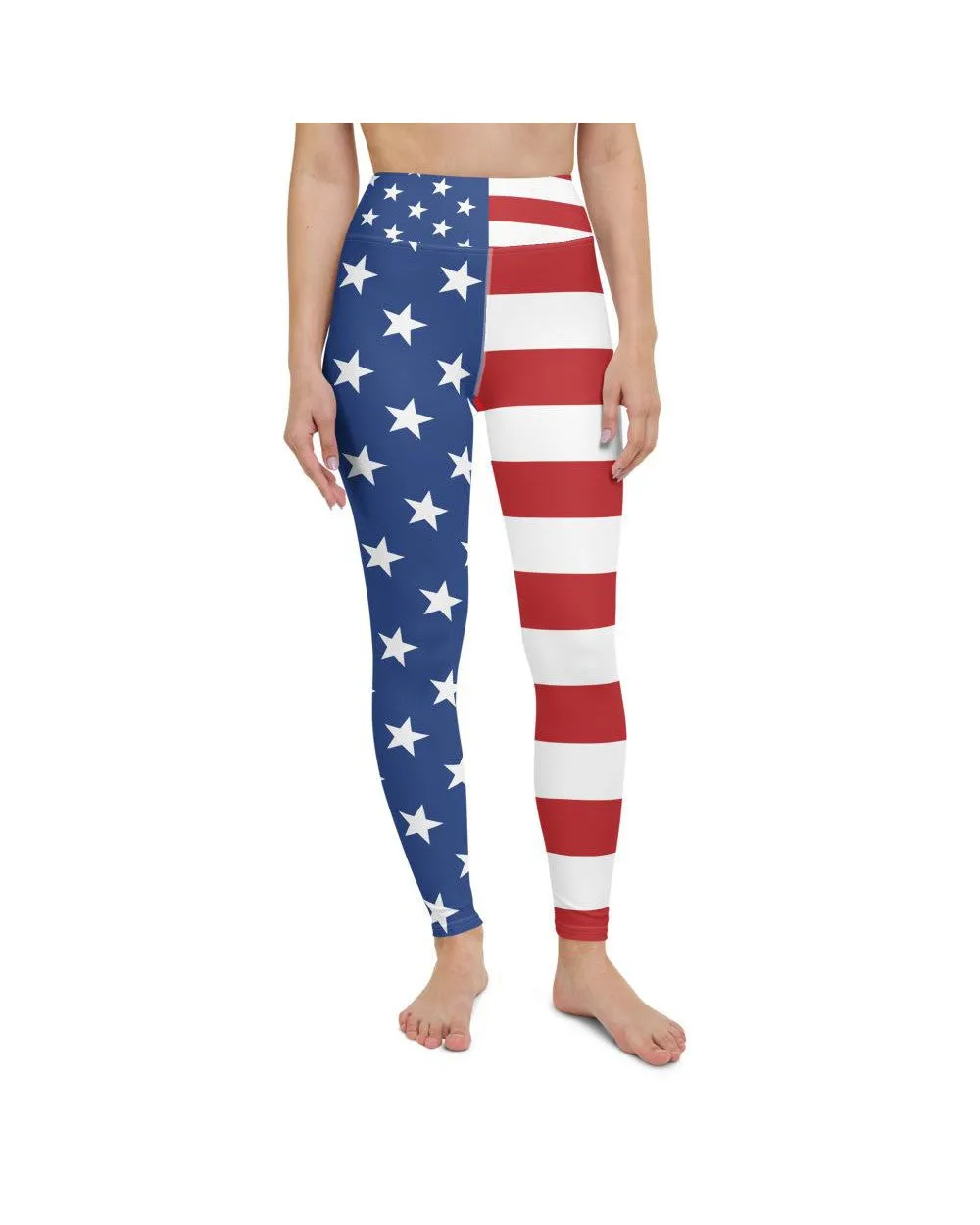 USA Stars & Stripes Yoga Pants
