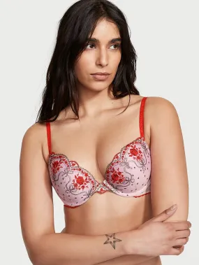 Very Sexy Rosebud Dot Push-Up Bra