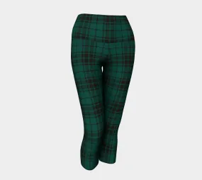 Wintergreen Plaid Yoga Capri